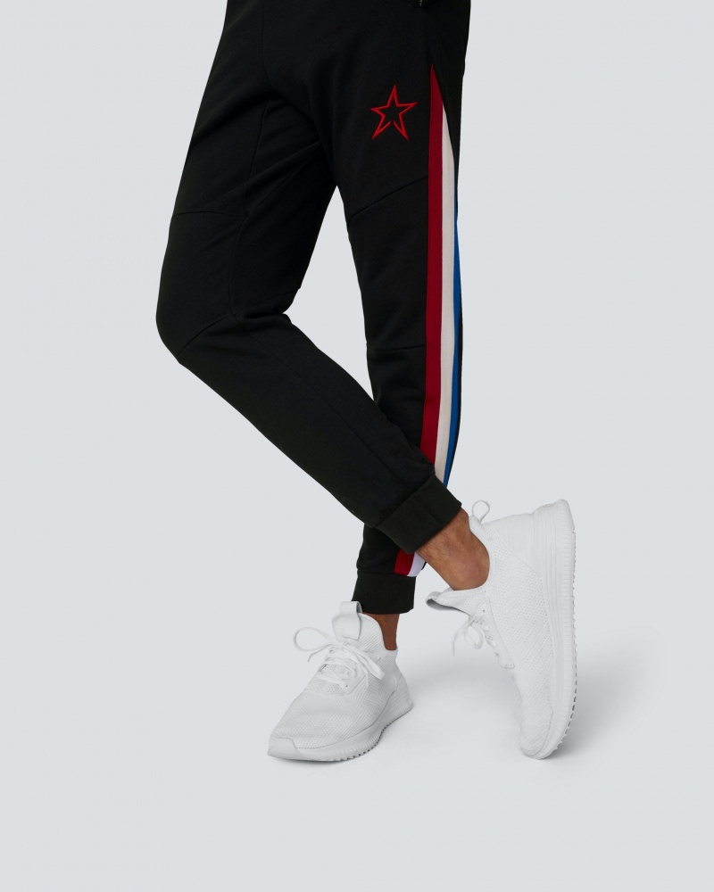 Perfect Moment Super Stripe Course Piste Pant Noir | 634057YAJ