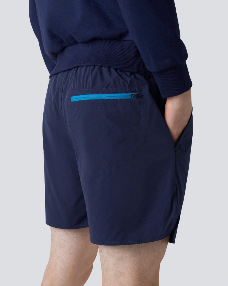 Perfect Moment Super Stripe Course Shorts Bleu Marine | 980176MRH