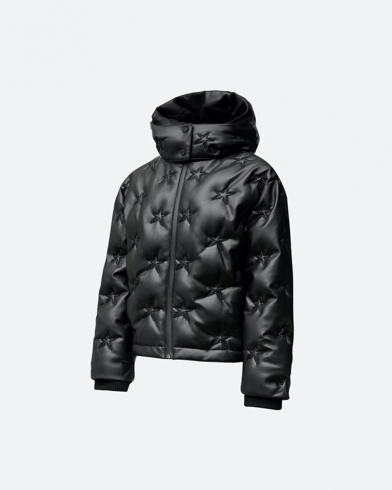 Perfect Moment Supernova Vegan Cuir Down Jacket Noir | 945273WAL