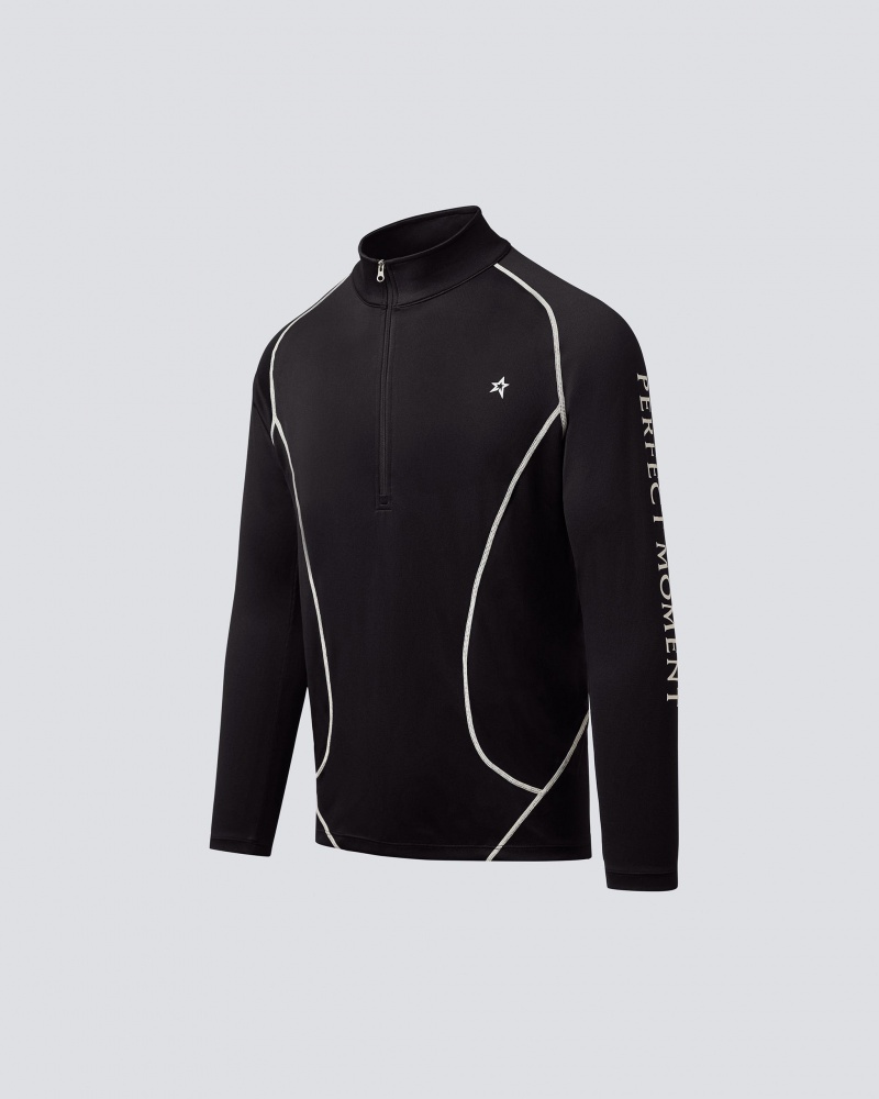 Perfect Moment Thermal Half Zip Noir | 362170JQR