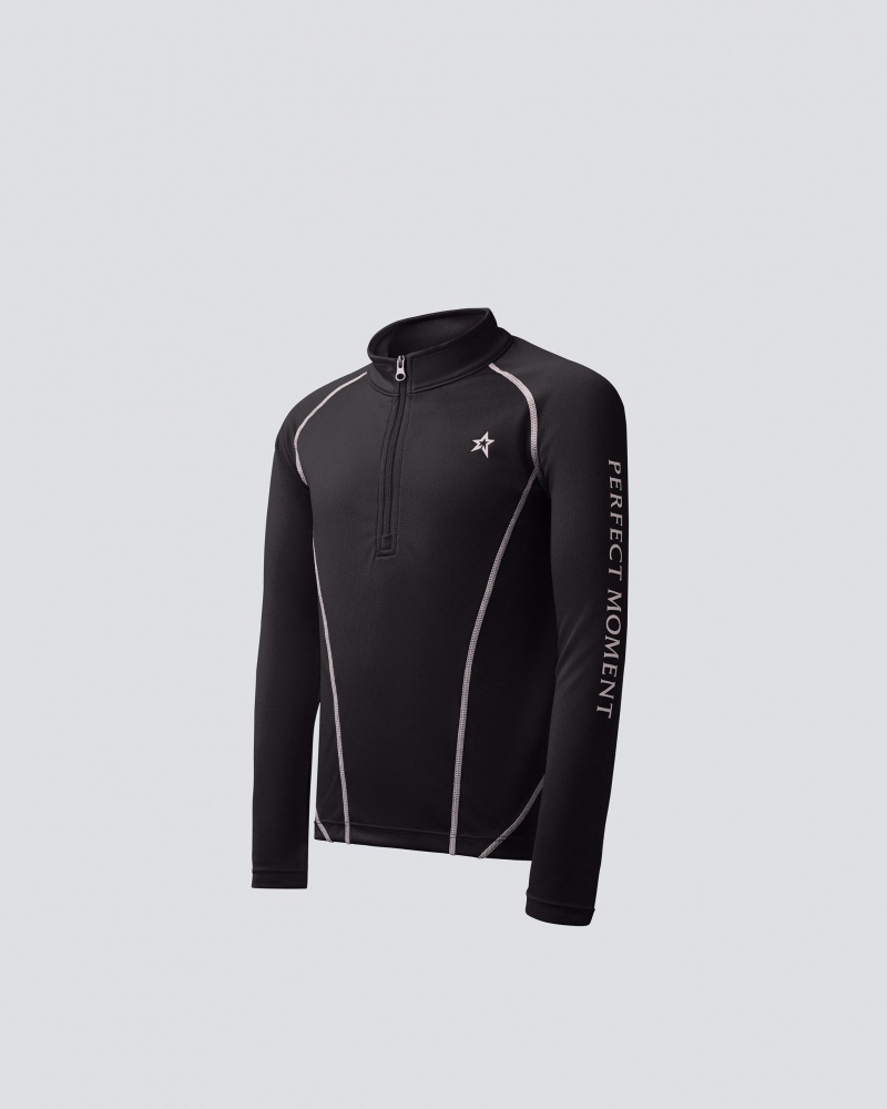 Perfect Moment Thermal Half Zip Noir | 912576NRG