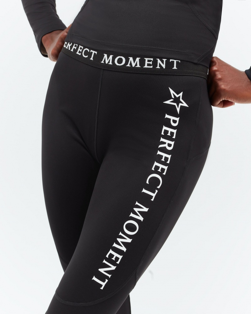 Perfect Moment Thermal Pant Back Seam Legging Noir | 938726OVS