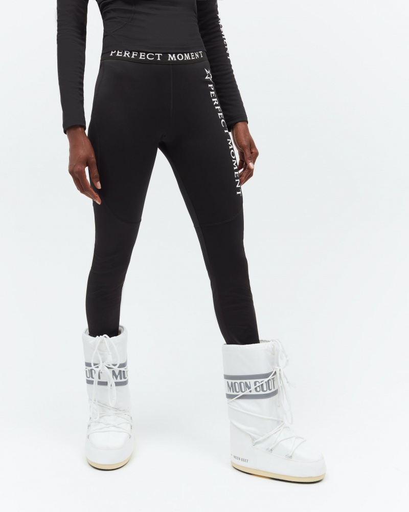 Perfect Moment Thermal Pant Back Seam Legging Noir | 854260NZI