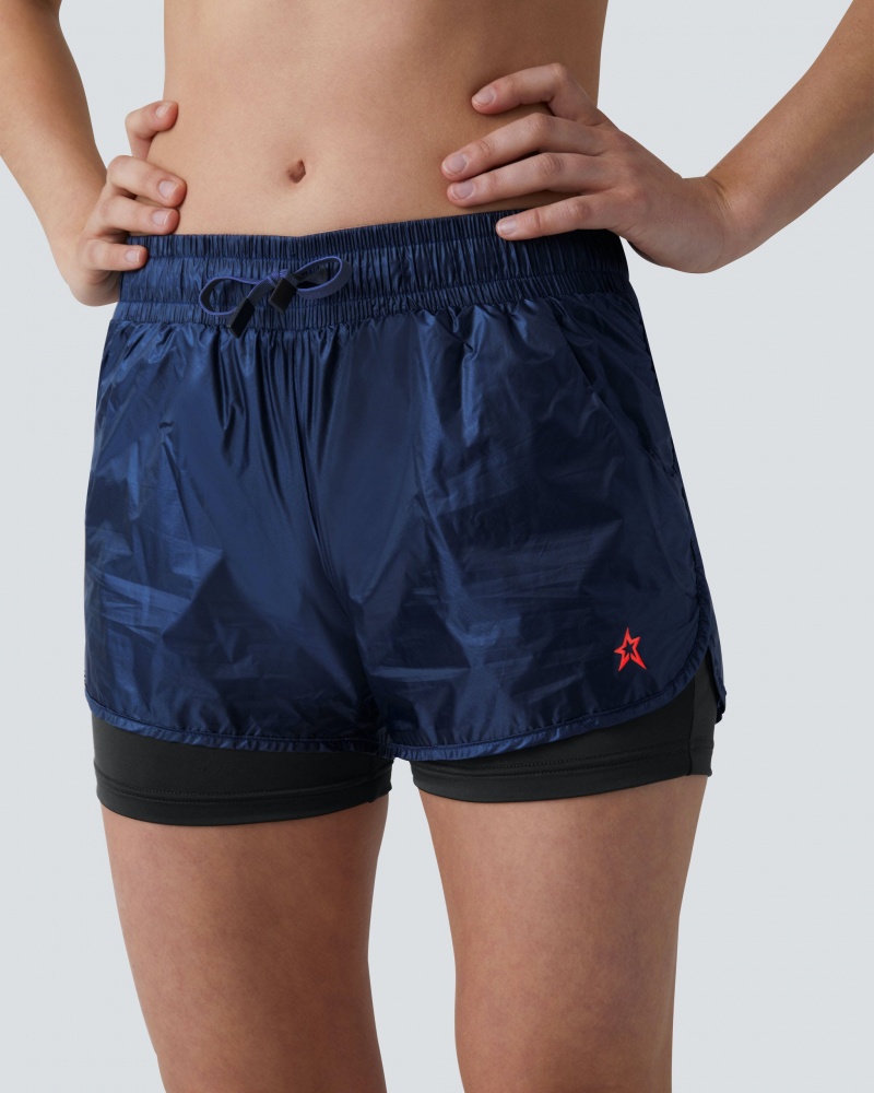 Perfect Moment Ultra Light Shorts Bleu Marine | 307942WIS