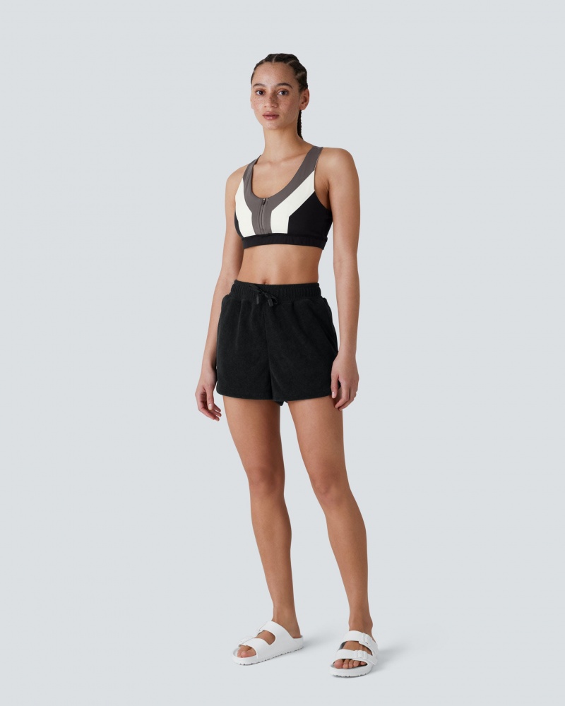 Perfect Moment Vale Fitness Top Noir | 384261ZLD