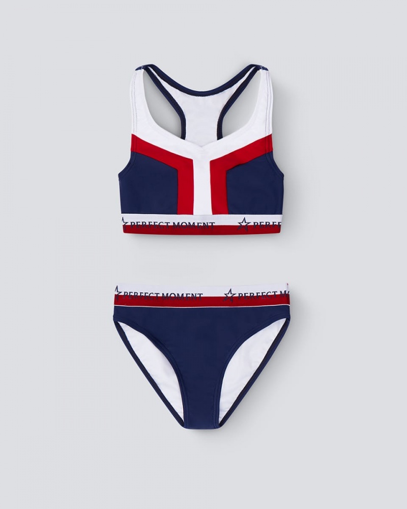 Perfect Moment Vale Rainbow Bikini Bleu Marine | 765804KTS