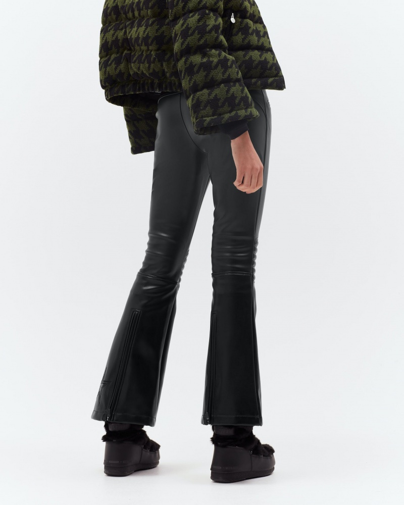 Perfect Moment Vegan Cuir Aurora Flare Pant Noir | 693710THK