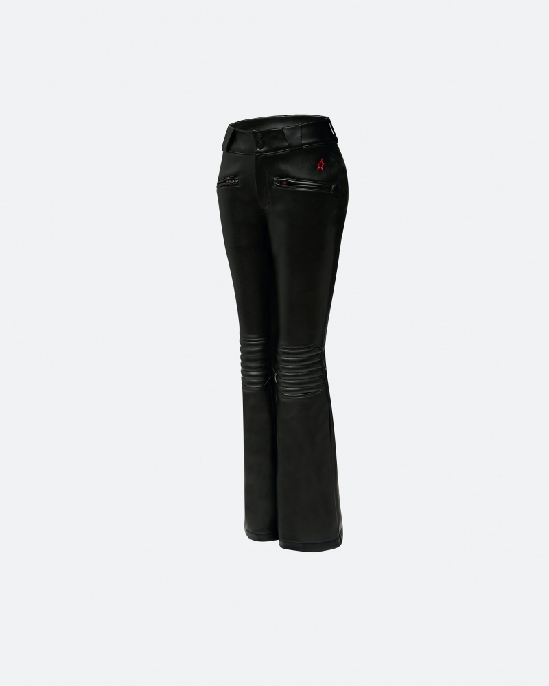 Perfect Moment Vegan Cuir Aurora Flare Pant Noir | 693710THK